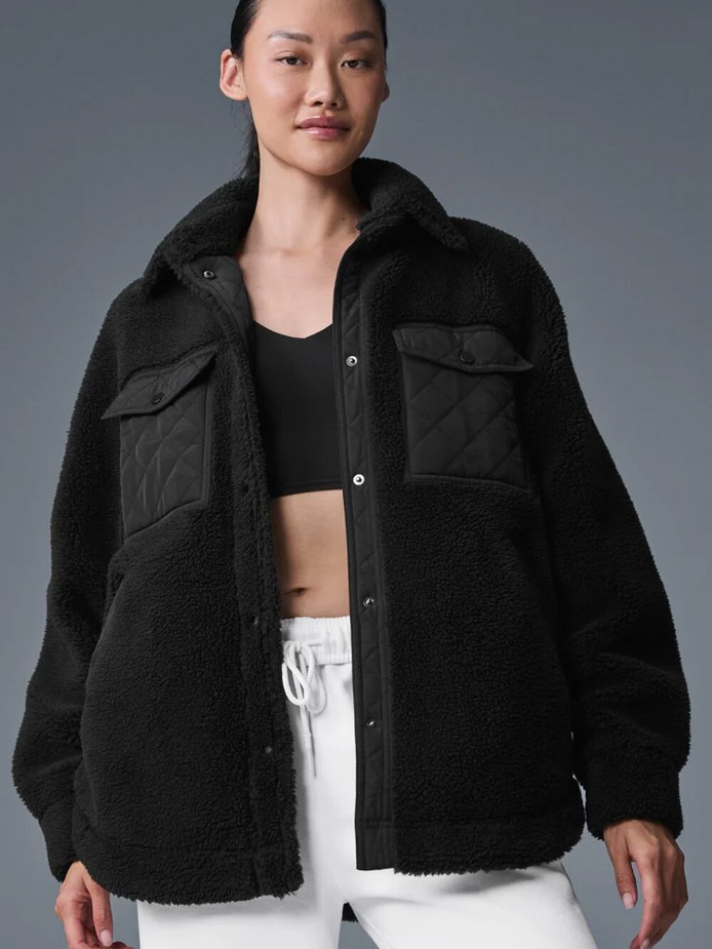 Sherpa Edge Shacket